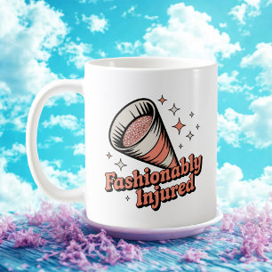 Mug Blessée avec style   Humour de visite vétérinaire