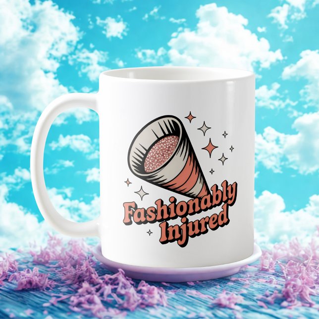 Mug Blessée avec style | Humour de visite vétérinaire (Créateur téléchargé)