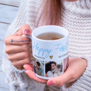 Mug Bleu 1ère Fête des mères en tant que grand-mère 5 