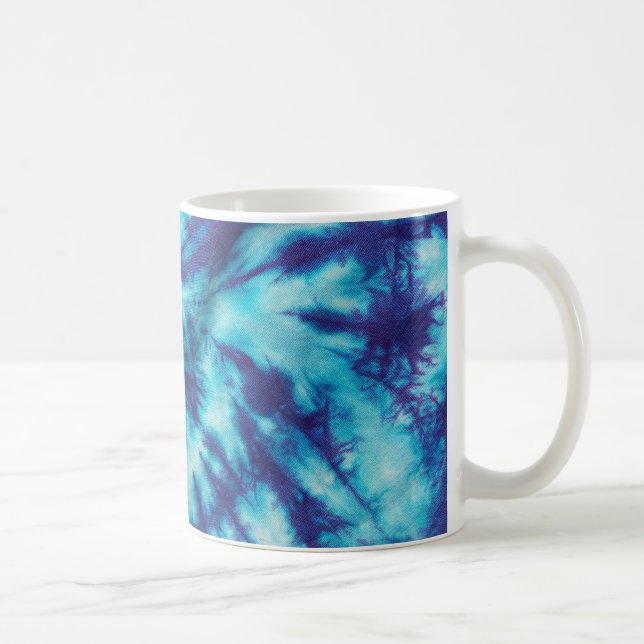 Mug Bleu Aqua Cravate-Dye (Droite)