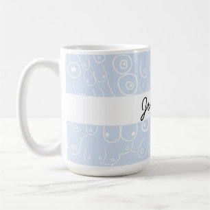 Mug bleu baby shower