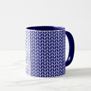 Mug BLEU & BLANC TRICOTÉ Combo marine