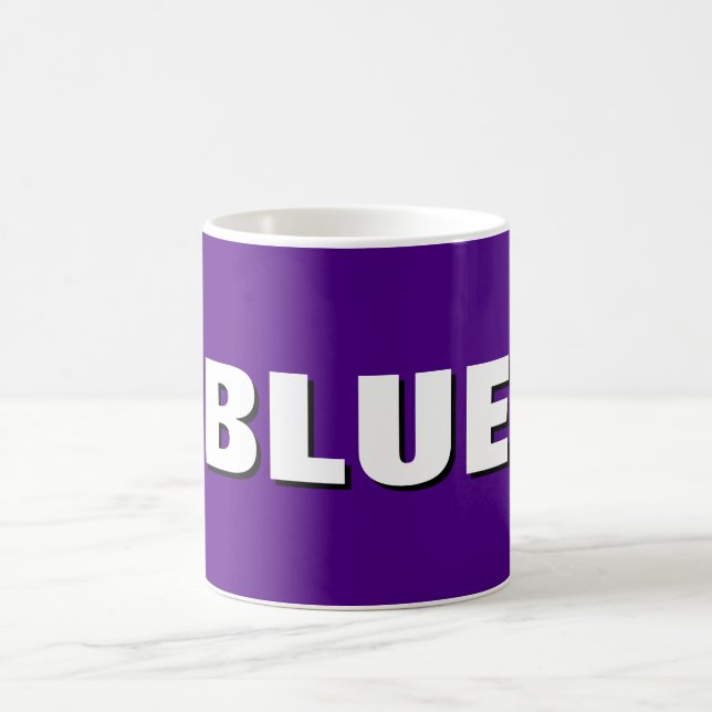Mug BLEU – Calme, Frais & Caféiné  (Centre)