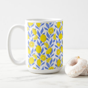 Mug Bleu Citron Méditerranée