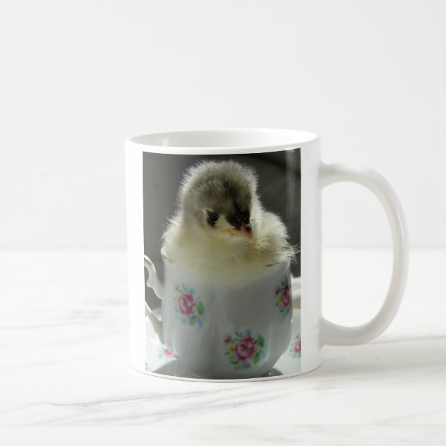 Mug Bleu Cochin Chick dans Teup (Droite)