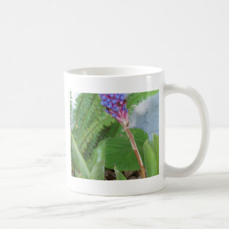 Mug Bleu cône fleur bromélique
