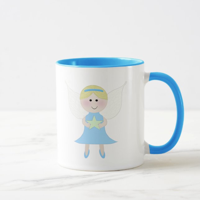 Mug Bleu d'ange, (Droite)