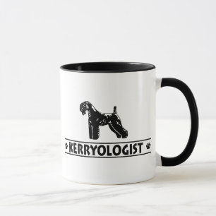 Mug Bleu de Kerry humoristique Terrier