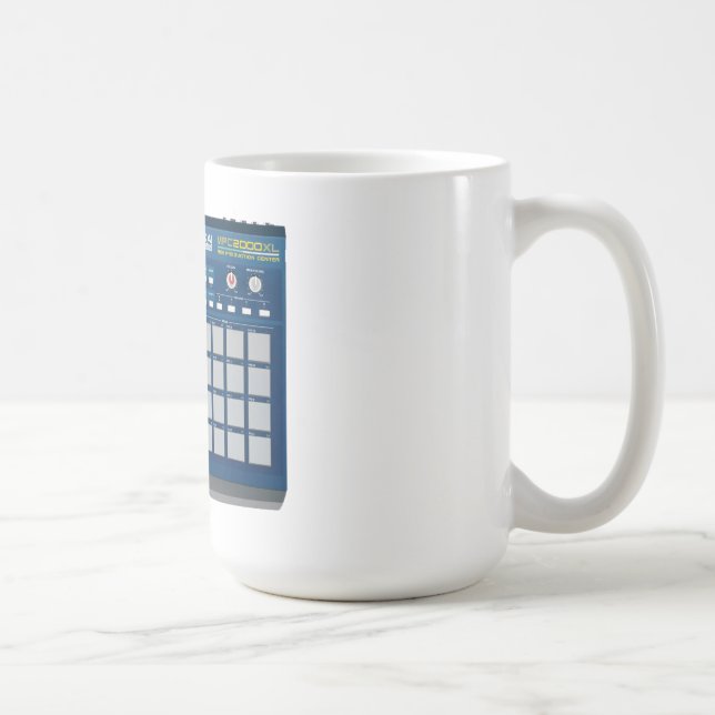 Mug Bleu de machine de tambour d'Akai MPC 2000xl (Droite)
