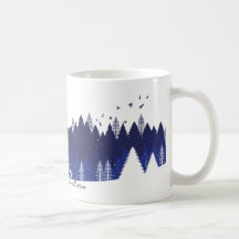 Mug Bleu de Noël