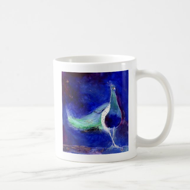 Mug Bleu de paon 2013 (Droite)