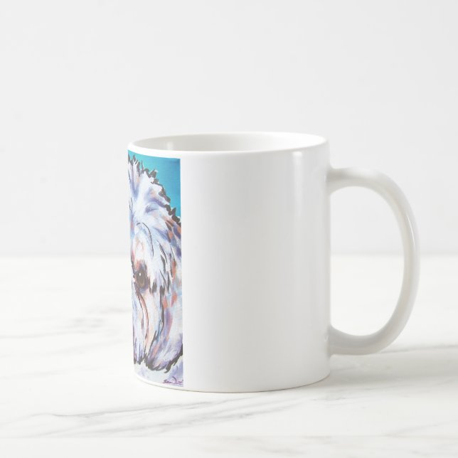 Mug Bleu de Shih Tzu (Droite)