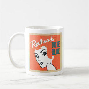 Mug Bleu de vote de roux