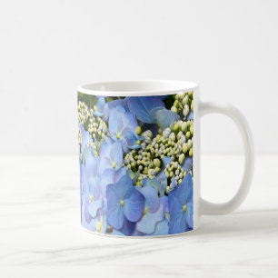 Mug Bleu délicat Lacecap Hydrangée