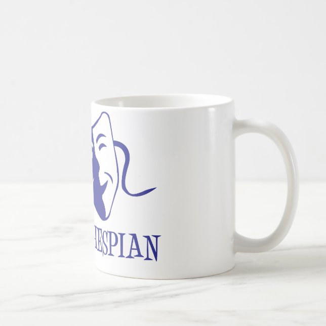 Mug bleu dramatique (Droite)