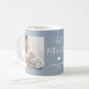 Mug  Bleu Dusty  Deux scripts photo pour la première 