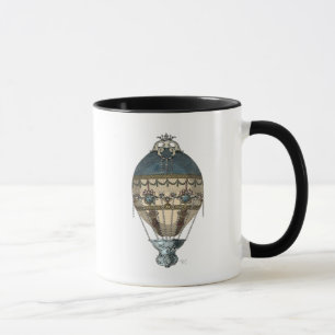 Mug Bleu et crème baroques de ballon