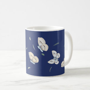 Mug Bleu et Crème Bleu et Bleu de Vol