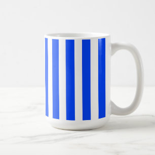 Mug Bleu et Motif blanc pour voiles verticales