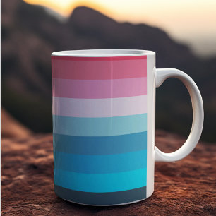 Mug Bleu et rose Tons