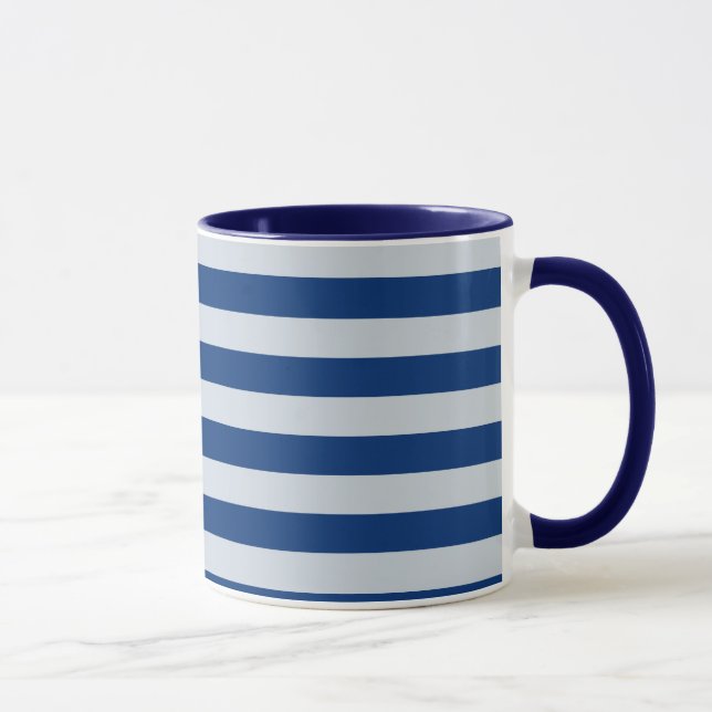 Mug Bleu foncé et clair (Droite)