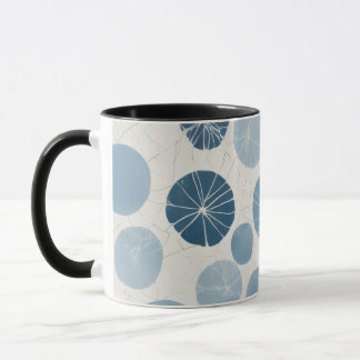 Mug Bleu Géométrique Moderne