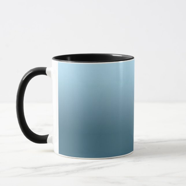 Mug Bleu marine abstrait tendance couleur pure moderne (Gauche)