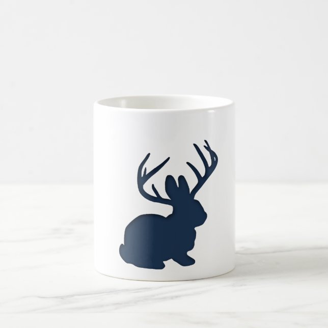Mug Bleu marine de Jackalope (Centre)