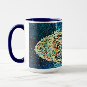Mug Bleu méduse