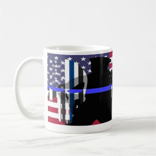 Mug Bleu mince Musique