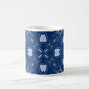 Mug bleu modelé