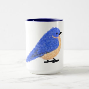 Mug Bleu moderne joyeux