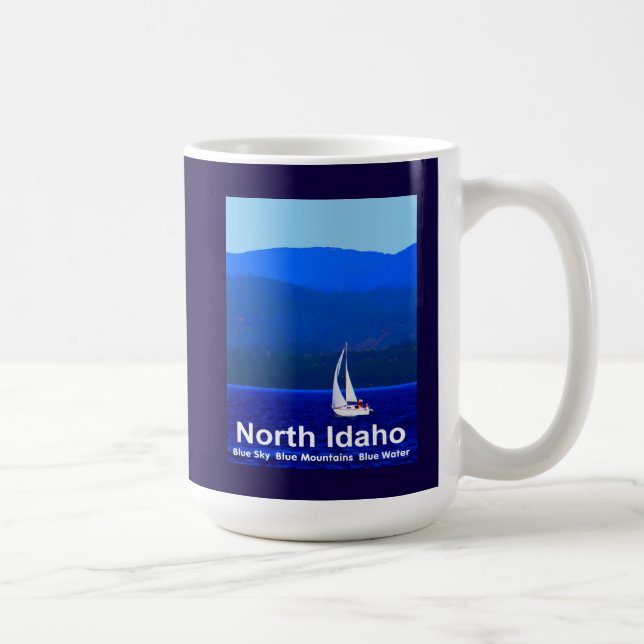 Mug Bleu nord de l'Idaho (Droite)