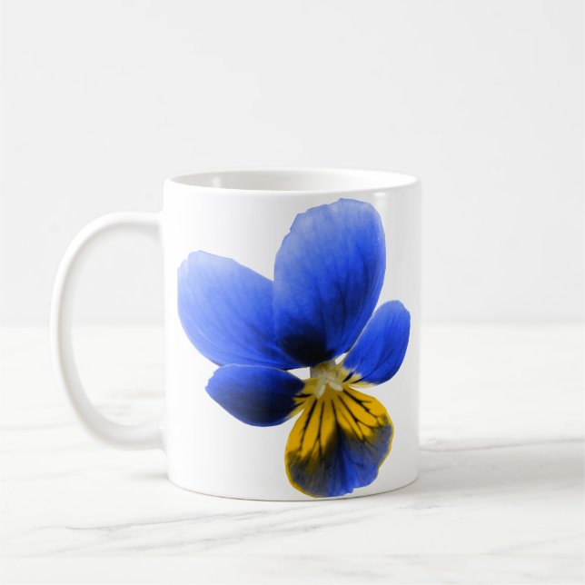 Mug Bleu Pansy (Gauche)