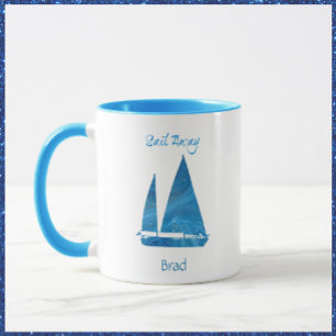 Mug Bleu Plutôt Bleu Nautique