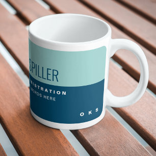 Mug Bleu professionnel 2 tons élégant