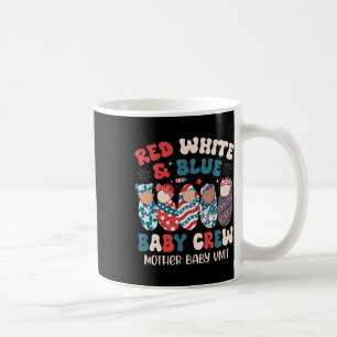 Mug Bleu rouge rétro