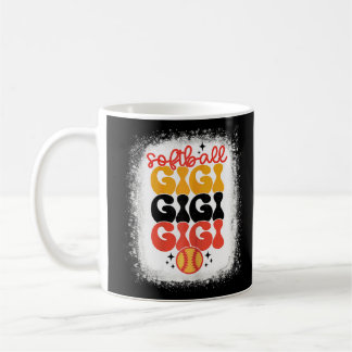 Mug Bleu Softball Gigi Softball Jour Vibes Mot