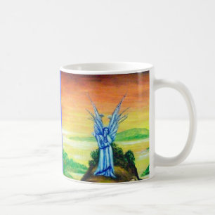 Mug BLEU TWILIGHT ANGEL JAUNE Orange