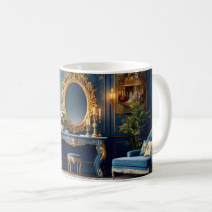 Mug Bleu Vintage pour Âmes Élégantes