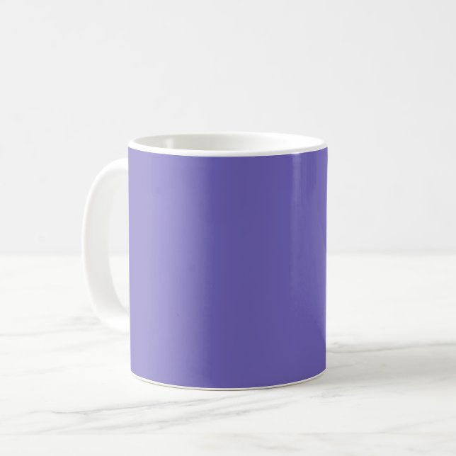 Mug Bleu-violet (Crayola) (couleur solide) (Devant gauche)