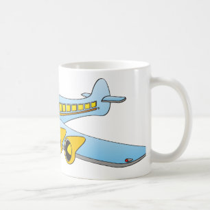 Mug Bleu Voyager Jet O Cartoon