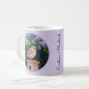 Mug Bleuet de l'Est en neige - Photo originale