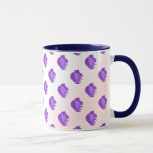 Mug Bleuets et crème Motif de fruits