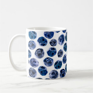 Mug Bleuets : motif illustré d'aquarelle.