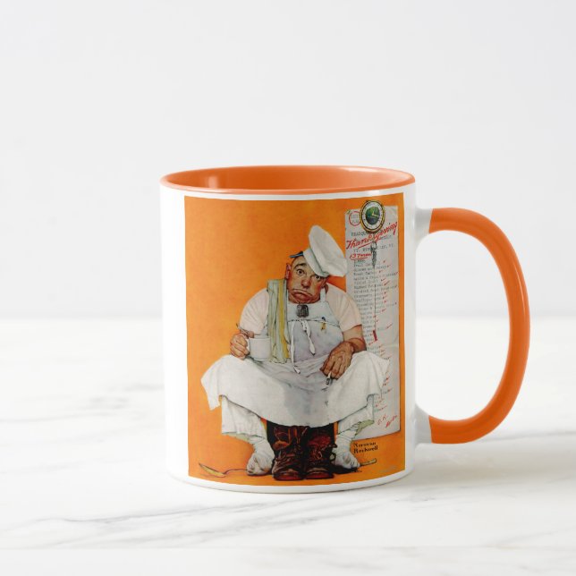 Mug Bleus de jour de thanksgiving (Droite)