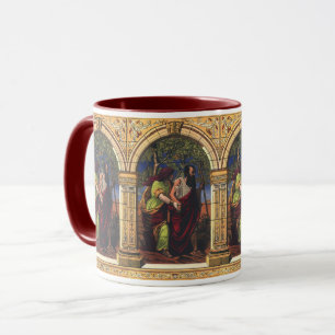 Mug Blind Tobit et épouse Anna, Religion Vintage