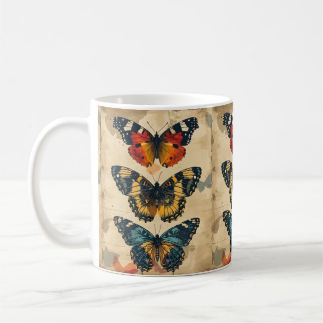 Mug Bliss papillon : Vintage (Gauche)