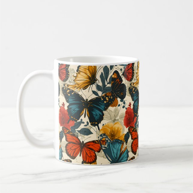 Mug Bliss papillon : Vintage (Gauche)