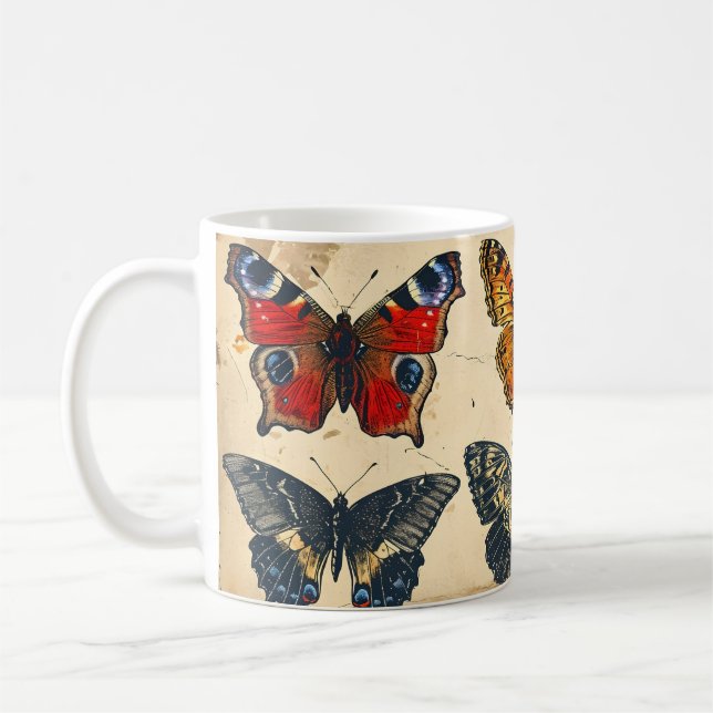 Mug Bliss papillon : Vintage (Gauche)